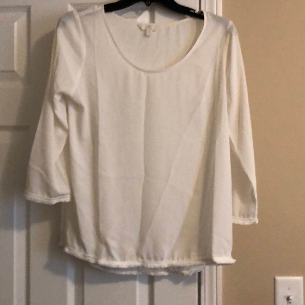 White blouse size small from charming Charlie’s